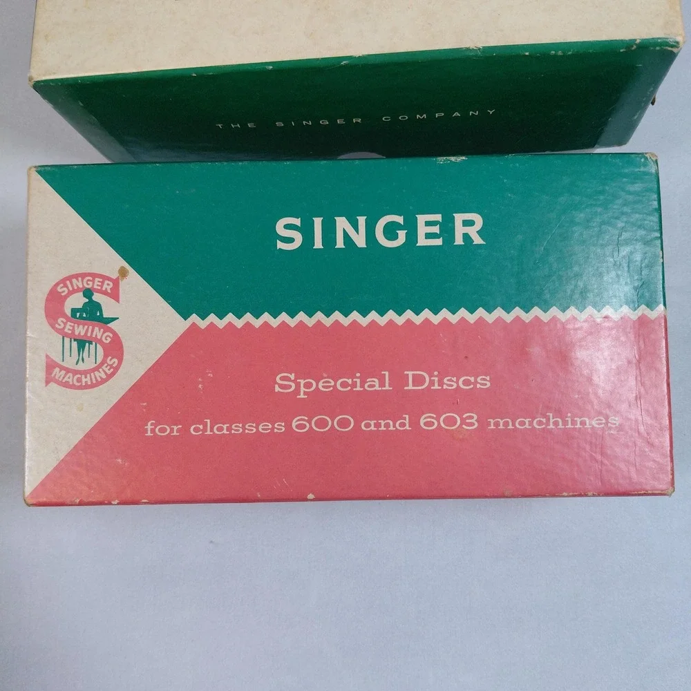 Vintage Singer 603 Sewing Machine Attachments Special Discs Instruction Manual
